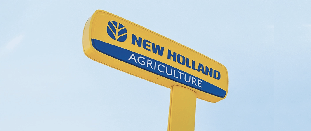 New Holland Agriculture sign